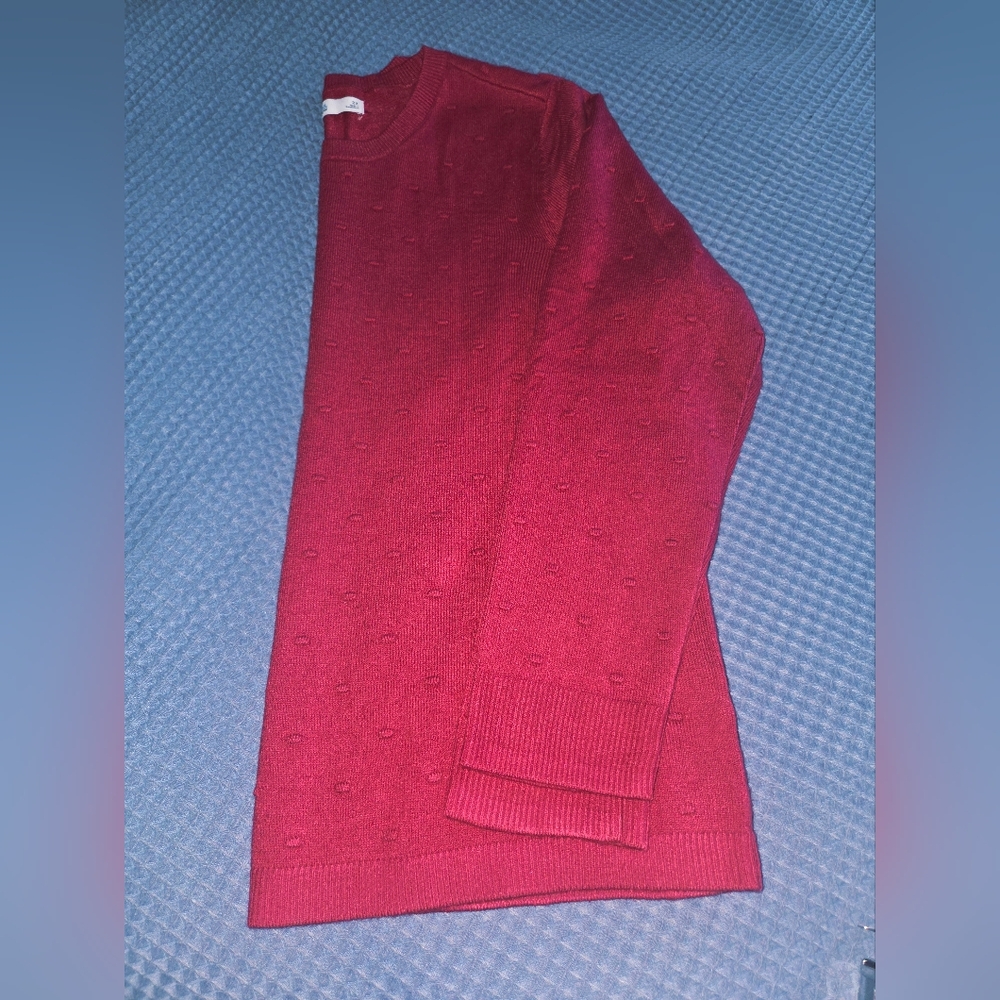 NEW Textured Crew Neck Sweater - Picture 4 of 6